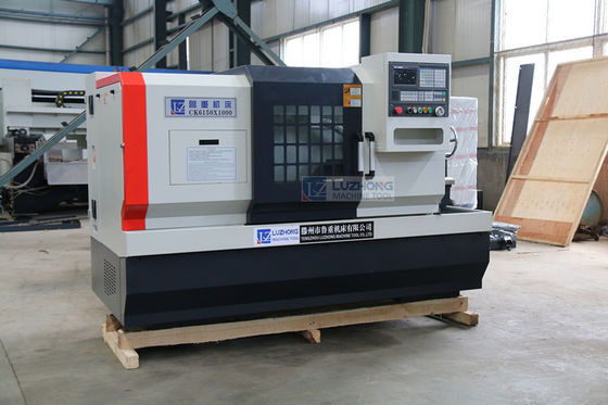 Горизонтальная машина CNC токарного станка плоской кровати CK6140 CK6150