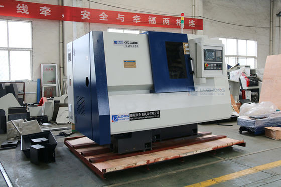 CNC кровати скоса ремонта колеса сплава TCK520 обрабатывает одиночные шпиндели на токарном станке