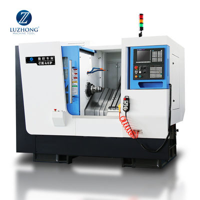 Мини токарные станки cnc и филируя CNC CK46P наклоняют токарный станок кровати