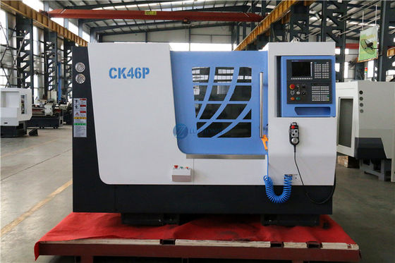 Мини токарные станки cnc и филируя CNC CK46P наклоняют токарный станок кровати