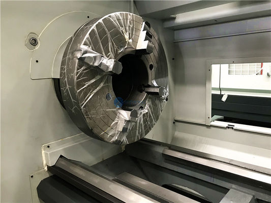 Труба CNC продевая нитку токарный станок плоской кровати Cnc токарного станка QK1319