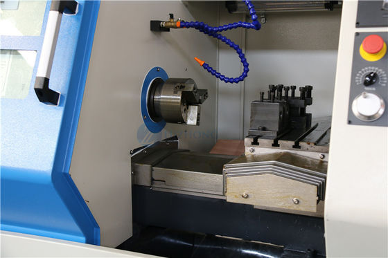 мини машина токарного станка металла cnc токарного станка H46 cnc небольшая горизонтальная поворачивая