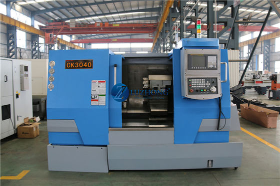 CNC кровати скоса 30 градусов обрабатывает CK3040 на токарном станке поворачивая разбивочную машину