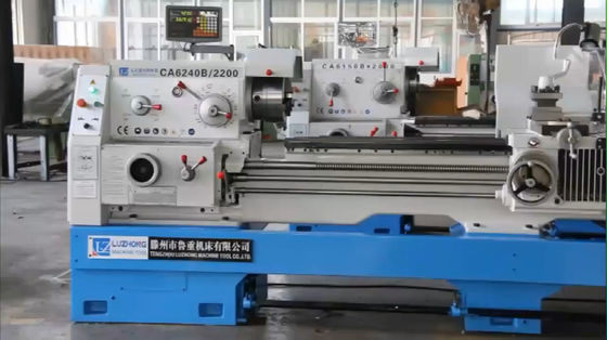 Токарный станок металла CNC CA6240 для алюминиевого колеса подвергая механической обработке на Филиппинах